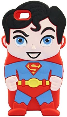 iPhone 6 Case, Maxbomi - 3D Cute Cartoon DC Comics Superman Smallville The Leader of man of steel Super Hero Gangs Silicone Rubber Case for iPhone 6 4.7 inch