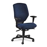 Navy HON Resolution Executive High-Back Chair w, Adjustable Arms