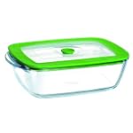 PYREX - Plat Rect. verre 23 x15cm cou...