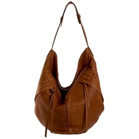 vintage leather shoulder bags Andrew Marc Double Diamond Hobo