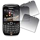 3 Pack of Premium Reusable LCD Screen Protectors for Blackberry Curve 8520 8530[Accessory Export Packaging]