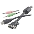 6' OmniView Soho Series USB KVM Cable With Audio