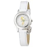 Disney Womens TK1009 Tinkerbell White Patent S
