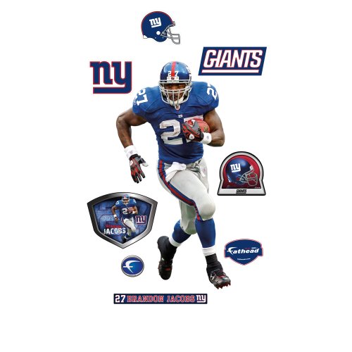 Brandon Jacobs New York Giants Wall Decal