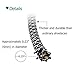 Aupek Reflective Round Short Shoelaces Black 45 inch for adults men