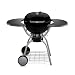 Weber 1361001 Platinum One-Touch 22-1/2-Inch Kettle Grill, Black