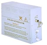 Fino 3kw Steam Generator with Digital Controls and Steam Head (Max Room Size: 55 Cubic Feet)