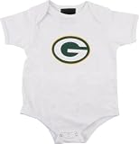 Green Bay Packers Infant White Reebok Logo Creeper