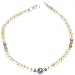 Girls Gift Silver Citrine Gemstone Necklace 18.75 inches (gnklc252)