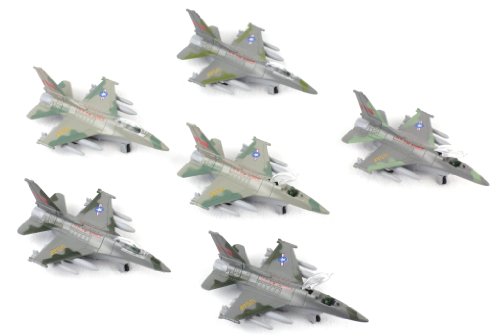 Kids Authority Die Cast Pull Back F-15 Strike Eagle - 6pcs