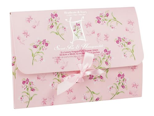 Heathcote & Ivory Sweet Pea Drawer Liners.