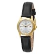 ESQ by Movado Women's 7101057 Sport Classic Gold-Plated Genuine Leather Strap Watch