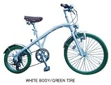 【ホワイト/グリーン】 CALIFORNIAN NEW RETRO BIKE 24×16inch /カリフォルニアン ニューレトロバイク 24×16インチ