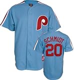 Mike Schmidt Philadelphia Phillies Light Blue Cooperstown Replica Jersey - Medium