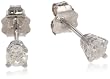 10k Gold, Round-Cut, Diamond Studs (1/4 cttw, J-K Color, I2-I3 Clarity)