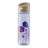 Tritan BPA Free Water Bottle - 24 oz Nouveau Flowers with Pop Lid