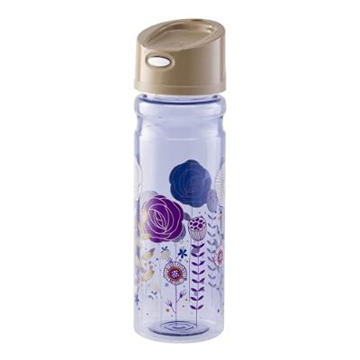 Tritan BPA Free Water Bottle - 24 oz Nouveau Flowers with Pop Lid