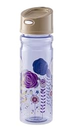 Tritan BPA Free Water Bottle - 24 oz Nouveau Flowers with Pop Lid