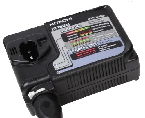 Hitachi ET18DM Universal AC/DC Rapid Charger 7.2 Volt to 18 Volt Ni-Cad and Ni-Metal Batteries