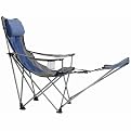 Travel Chair with Footrest - Blue