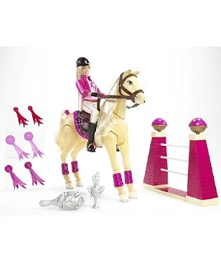 Barbie Tawny horse show jumping