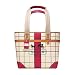 Coach Heritage Stripe Tattersall Bag Tote 12220 Large