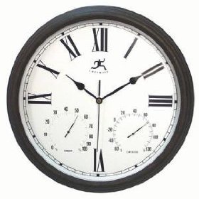 Infinity Instruments Tranquility - Radio Controlled Outdoor Wall Clock