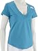 Nike Womens Low V-Tee Blue - Medium