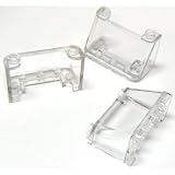 Lego Building Accessories 2x4x2 Clear Transparent Cockpit Wind Screen - Bulk Pack 10 Pcs