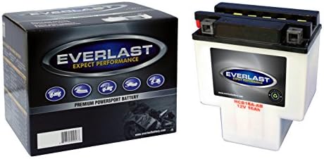 EverLast HCB16A-AB 12V Conventional Battery with Acid Pack (5 7/8 L X 3 9/16 W X 7 1/8 H)
