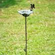 Fairy on Flower Bird Feeder on Stake