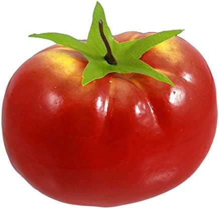 Artificial Fruit and Veggies Tomato Emulational Oval Shaped Red Foam Tomato Fruit Display Artificial Fruit Decoration