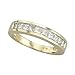 Jewelry : 14K Yellow Gold 3/4 ct. Princess Cut Diamond Wedding Band