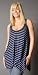 Splendid, Shimmer Skinny Tripe Tank