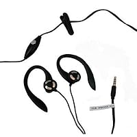 2 in 1: (Universal Black Stereo Headset Hands-free with 3.5mm Plug + 3.5mm to 2.5mm Audio Adapter) for HTC Supersonic Evo 4G, Droid Incredible, HD2, Aria, Desire US + Free Stars stripes Silicone WristBand