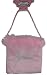 Little Girls Pink Petite Princess Bag Purse with Feathers & Beads