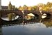 Wallmonkeys Peel and Stick Wall Decals - Bridge over the River - Removable Graphic