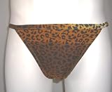 Review   / Mens Brazilian Cut Brief Swimwear/Underwear Nylon/Lycra Tan Leopard
