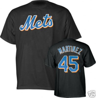 PEDRO MARTINEZ New York Mets (100% Cotton) ADULT T-SHIRT with Name & Number