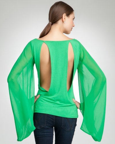bebe Sheer Chiffon Kimono Sleeve Top Best Buy bebe Sheer Chiffon Kimono Sleeve Top Best Buy