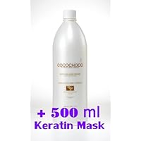 The Original Brazilian Keratin Straightening Hair Treatment 34oz + Keratin Mask 17oz