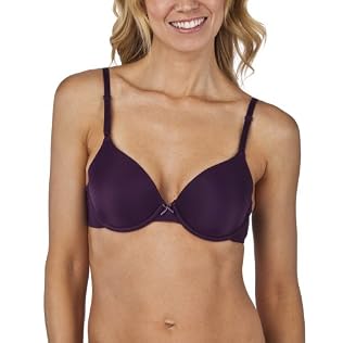 Gilligan & O'Malley&reg; Microfiber Demi Padded Bra - Purple&nbsp;