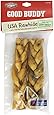 Good Buddy USA Rawhide Braided Sticks for Dogs, 7 to 8-Inch