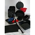 WellBake Professional 15 Piece Chef's Ultimate Gourmet Gift Set. Heavy Duty Non-Stick Silicone Bakeware + 10 Year Guarantee