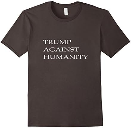 Men's Funny Trump Against Humanity Parody T-shirt No Cards Large Asphalt