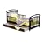 Dream On Me Deluxe Sleigh Toddler Bed with Storage Drawer - Cherry