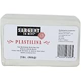 Sargent Art Plastilina Modeling Clay, 2-Pound, White