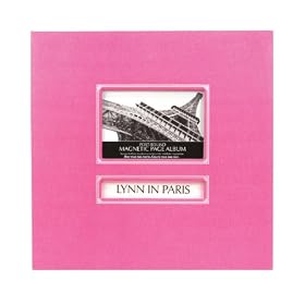 CR Gibson Post-Bound Magnetic Page Photo Album, 13.625-Inch by 13-Inch, Fruit Punch by C. R. Gibson