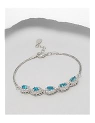 CZ Bracelet In 92.5 Sterling Silver