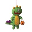 Warm and Scary Green Monster Wool Felt Ornament
